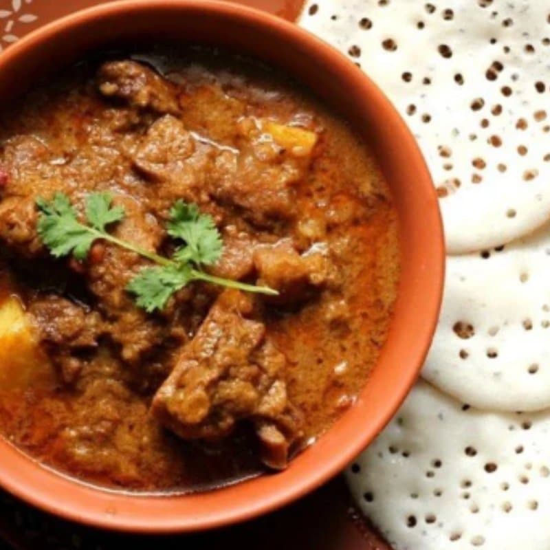 Set Dosa with Goat Curry