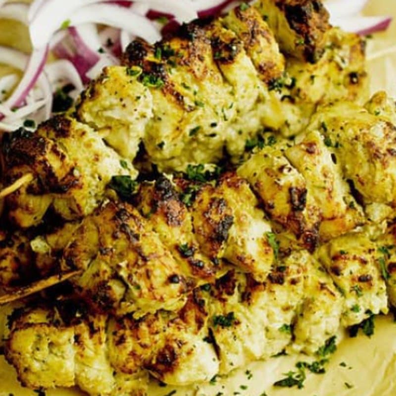 Malai Chicken Kebab